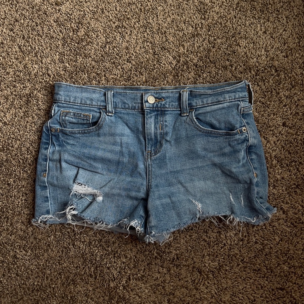 Old Navy medium blue boyfriend shorts size 2